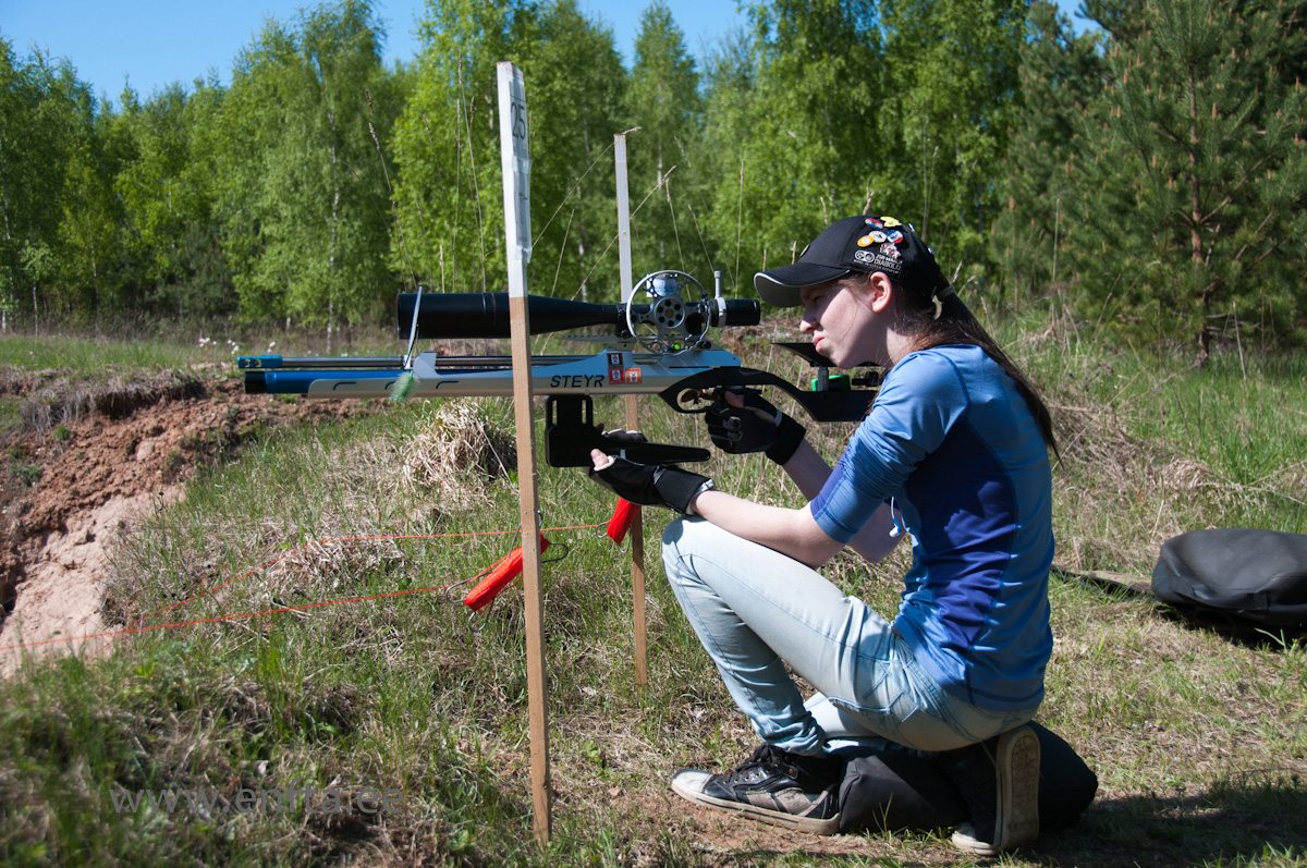 Kristin Antsmäe, Steyr LG 110 Field Target, Nikko Stirling Diamond 10-50x60